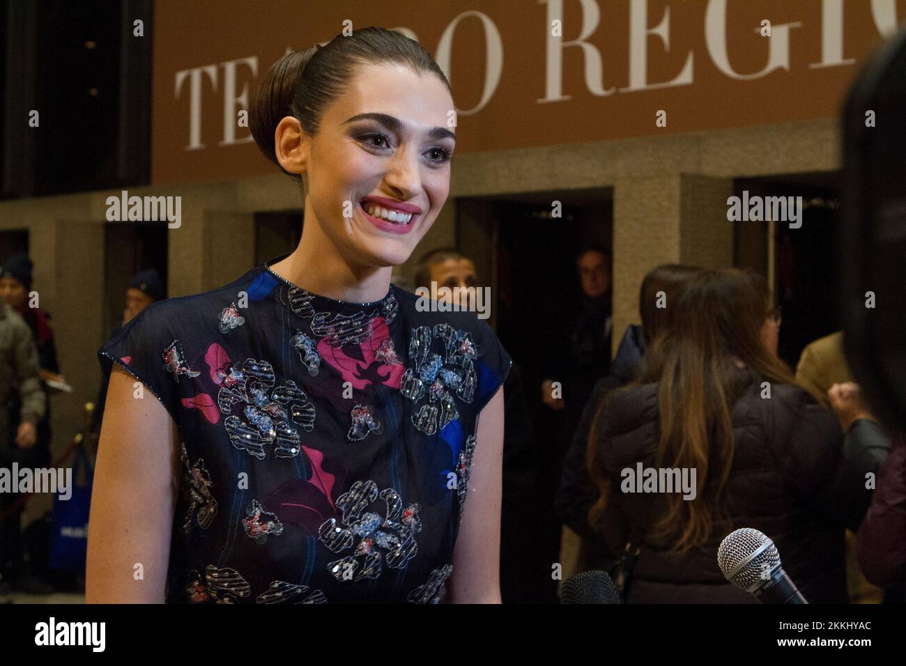 Torino, Italia. 25th novembre 2022. L'attrice italiana Pilar Fogliati partecipa all'evento di apertura del Torino Film Festival 2022 al Teatro Regio di Torino. Credit: Marco Destefanis/Alamy Live News Foto Stock