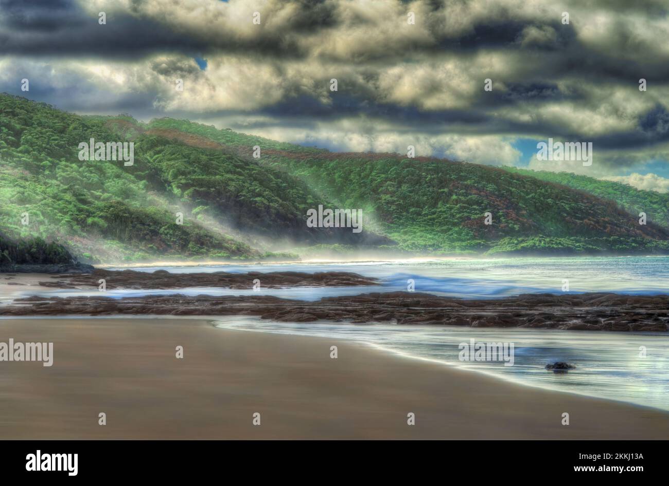 The Otway Ranges, Great Ocean Road, Victoria. Australia Foto Stock