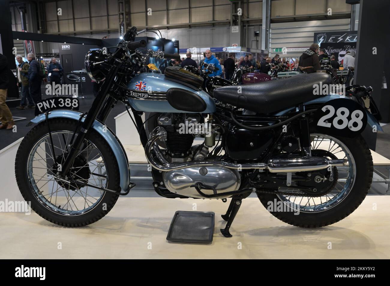 Triumph Trial bike per gli anni '60. Foto Stock