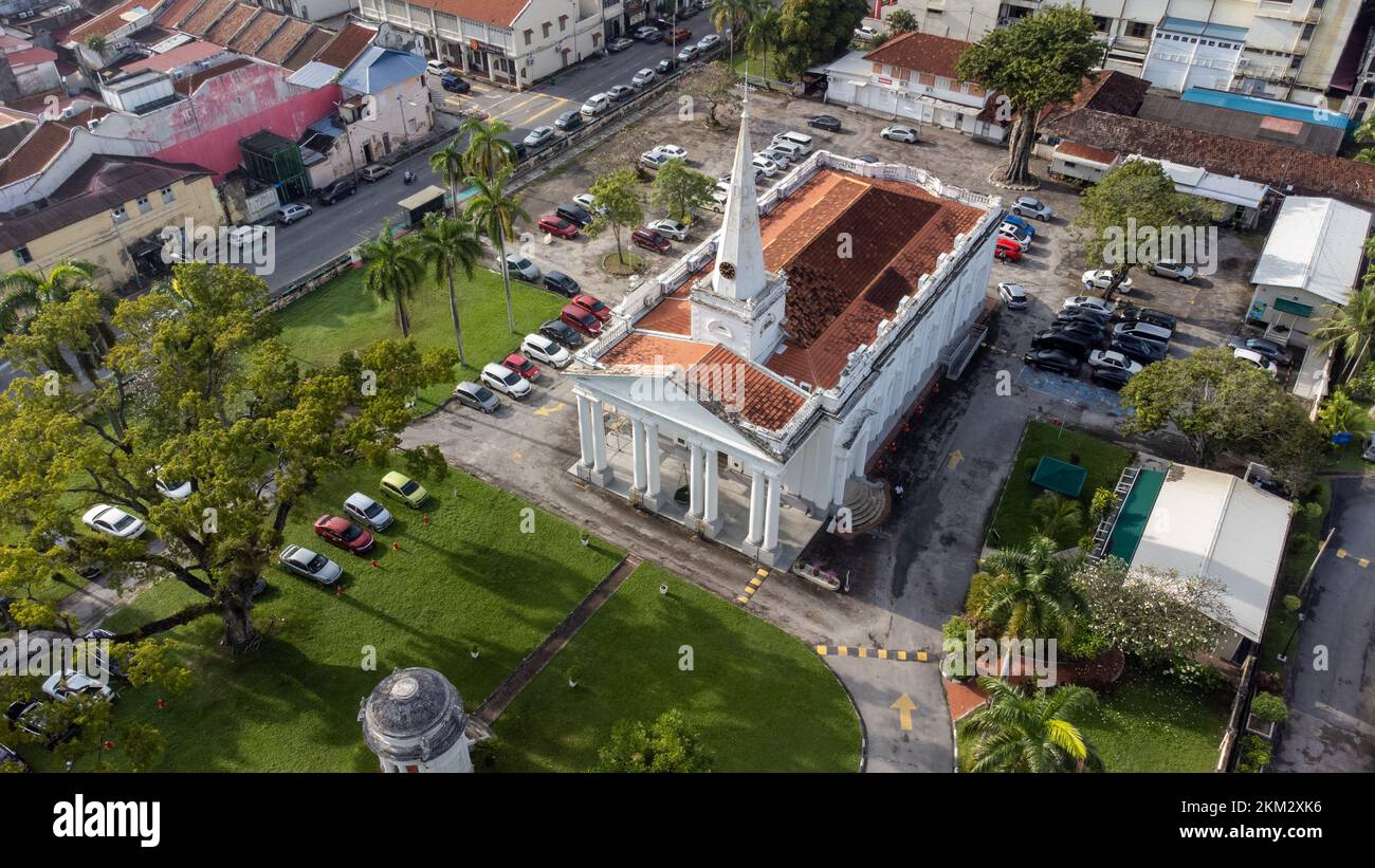 Chiesa Anglicana di San Giorgio, Penang, Malesia Foto Stock