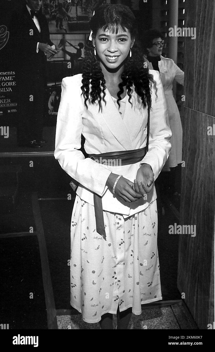 **FILE PHOTO** Irene Cara è scomparse a 63. Irene Cara credito di $1980: Ralph Dominguez/MediaPunch Foto Stock