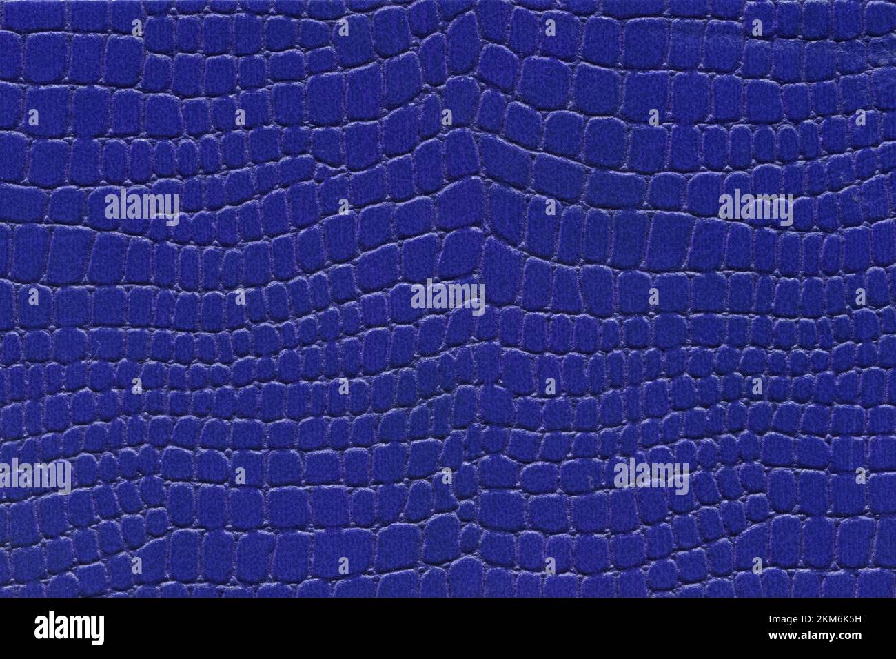 Pelle rettile blu. sfondo texture pelle di coccodrillo Foto Stock