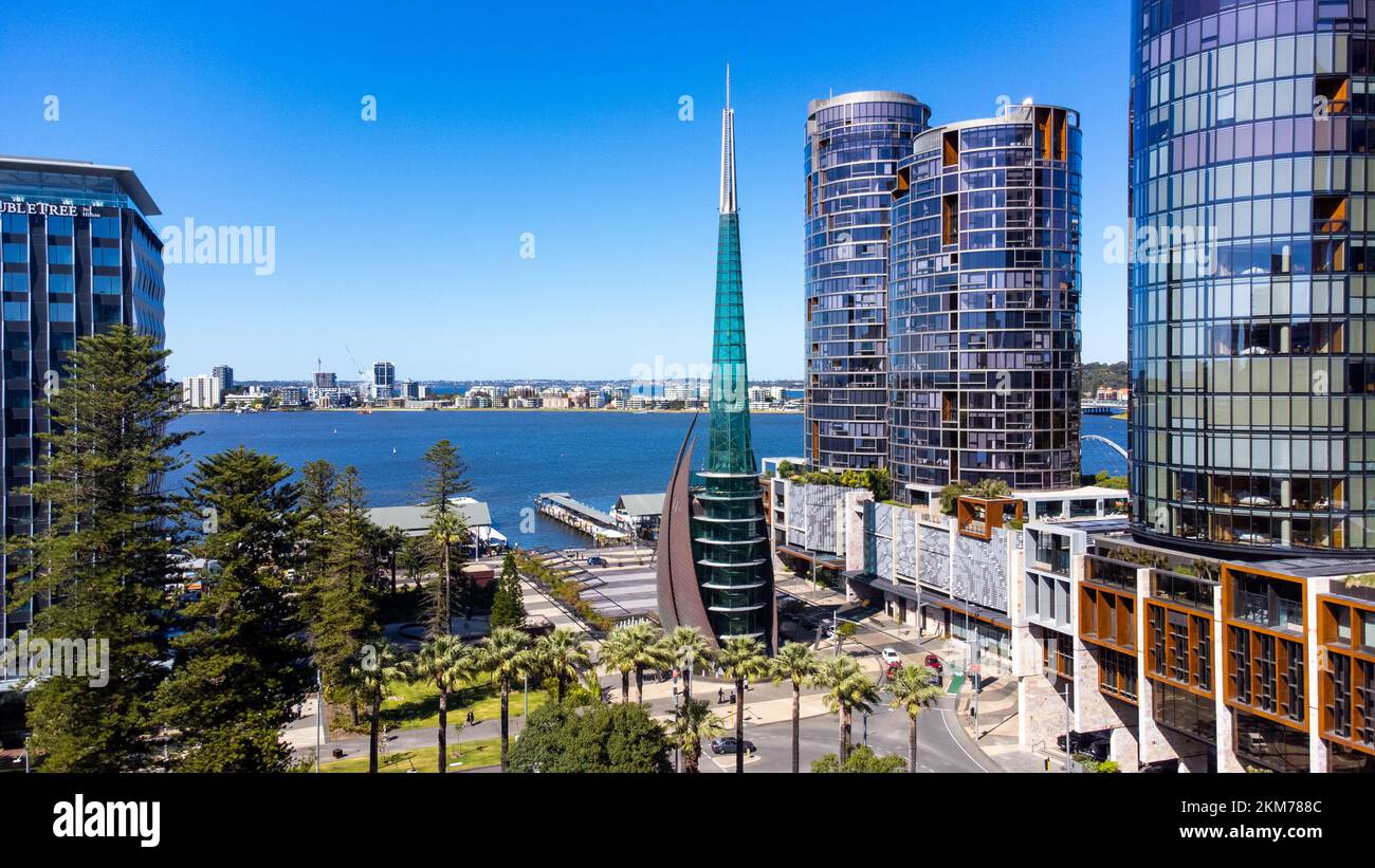 Campanile, CBD, Perth, WA, Australia Foto Stock