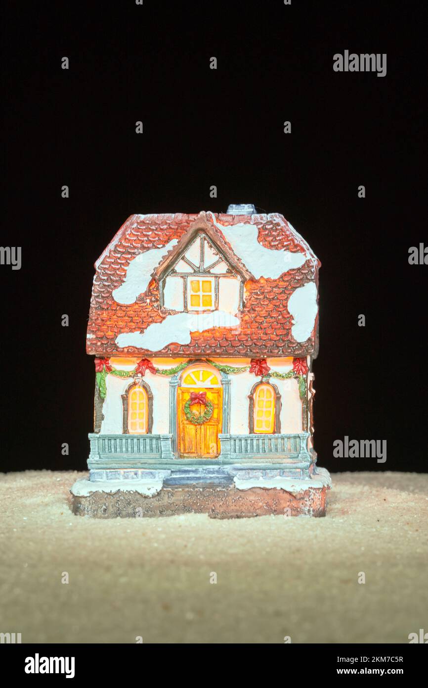 Il tempo di natale decorazione Foto Stock