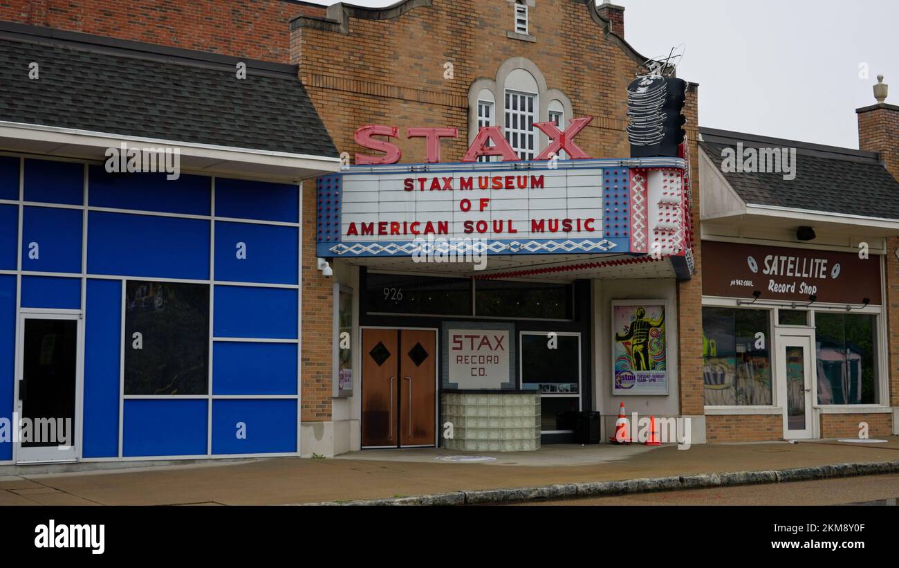 Stax Museum of American Soul Music and Stax Records - MEMPHIS, STATI UNITI - 07 NOVEMBRE 2022 Foto Stock