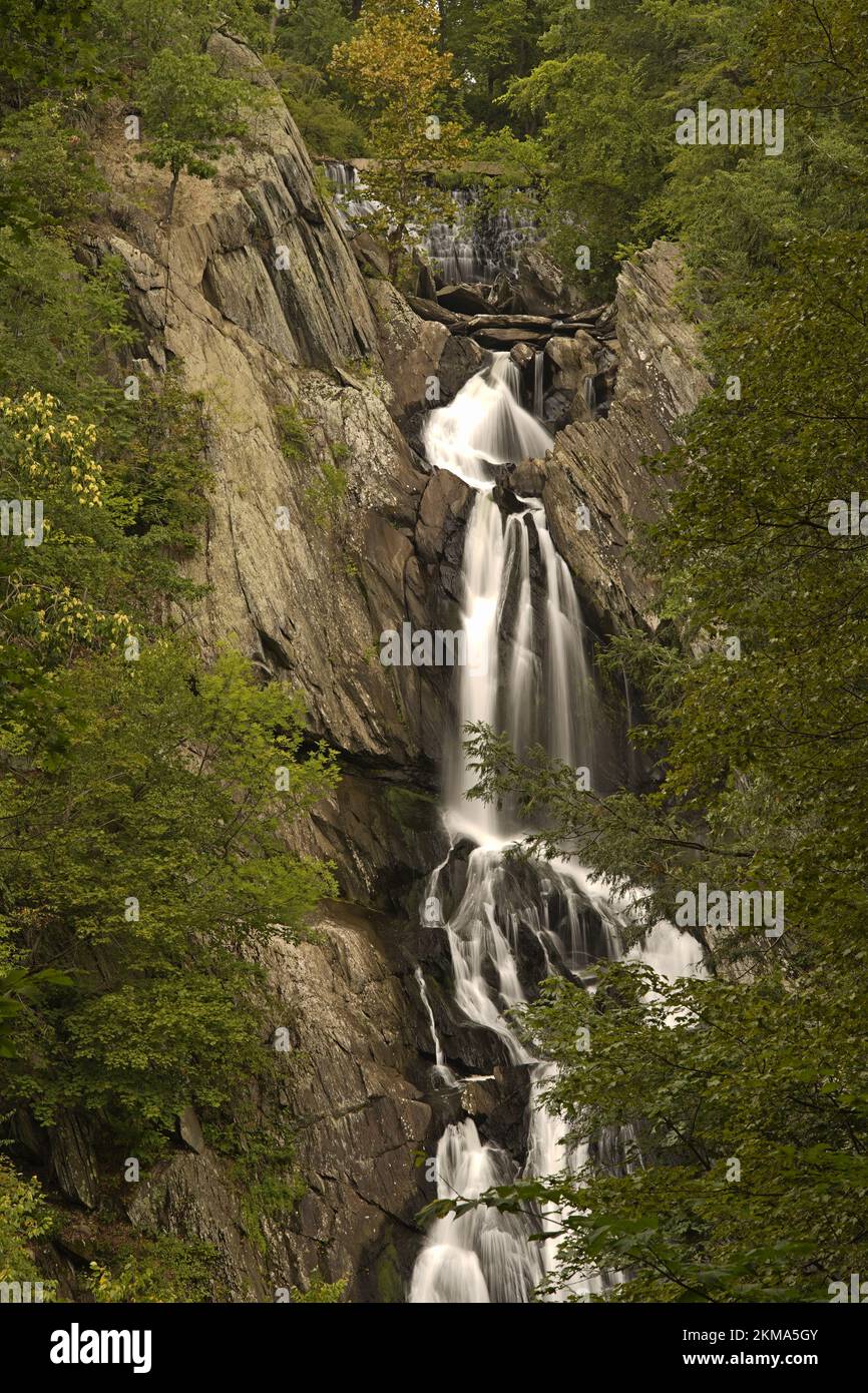 Falls, High Falls Conservation Area, Philmont, New York Foto Stock