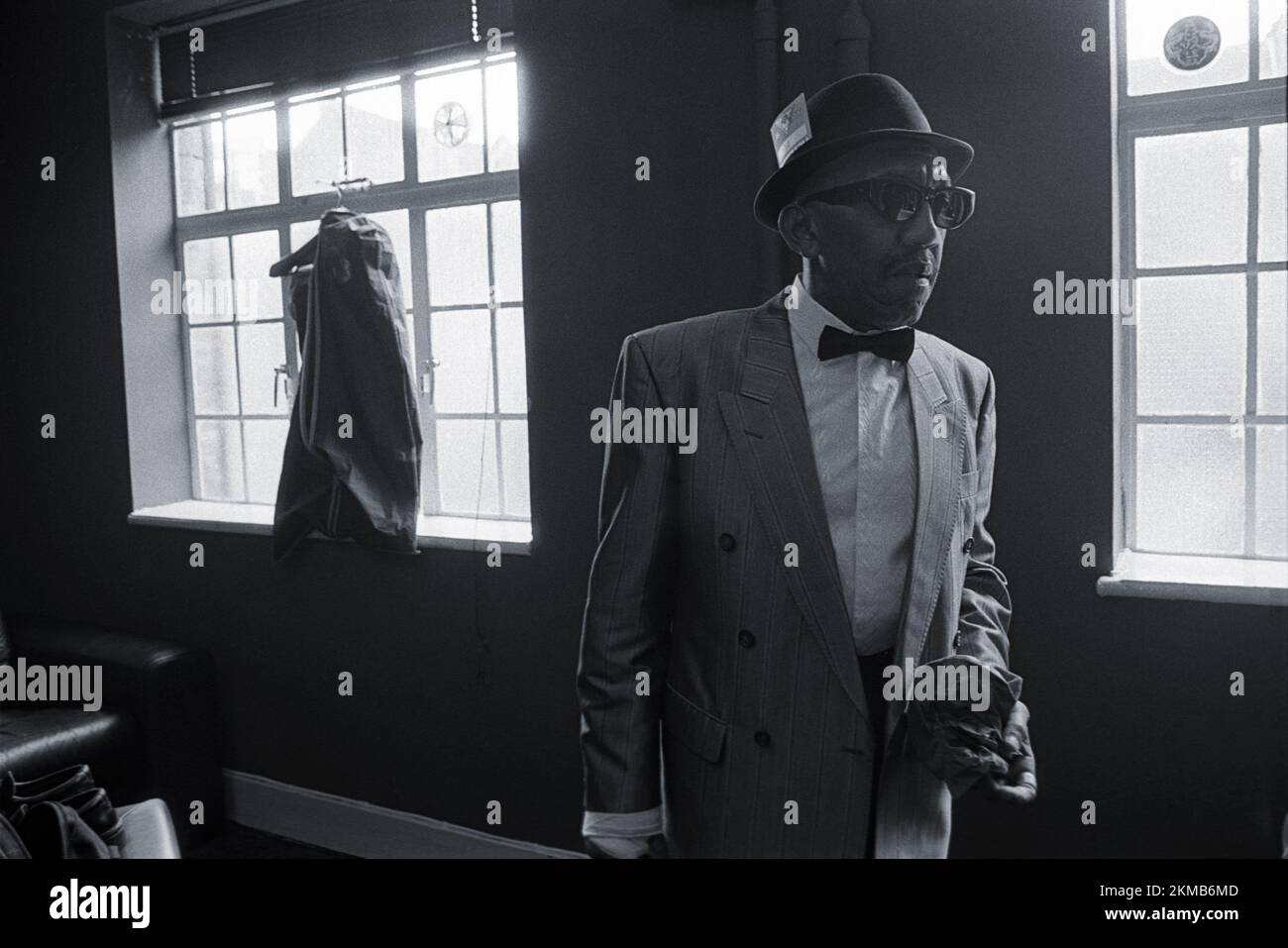 Laurel Aitken, Backstage alla Brixton Academy , 1997 Foto Stock