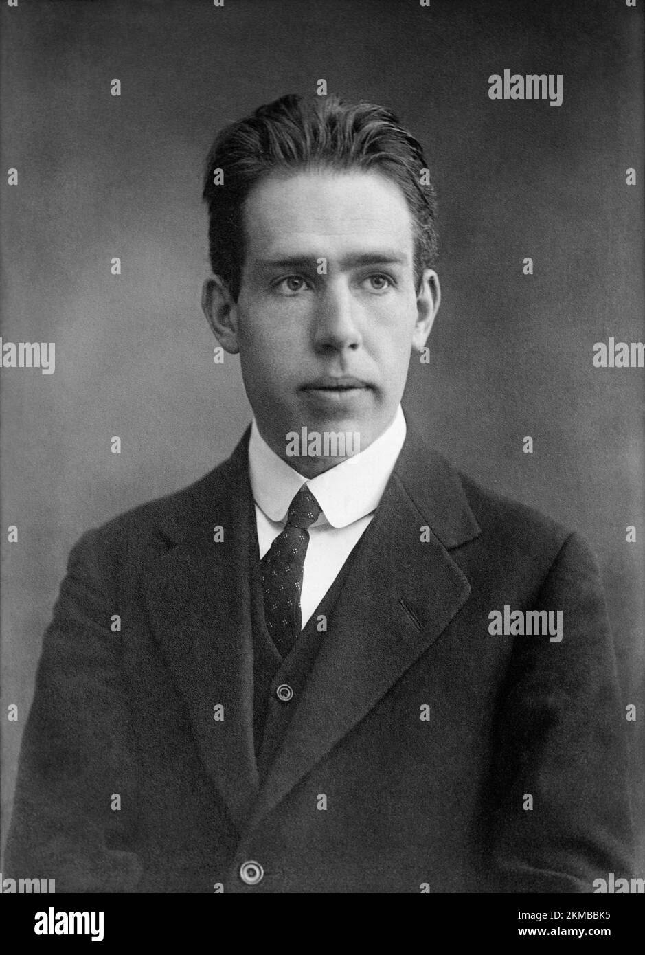 Una fotografia ritratto di Niels Bohr. c1910. Foto Stock