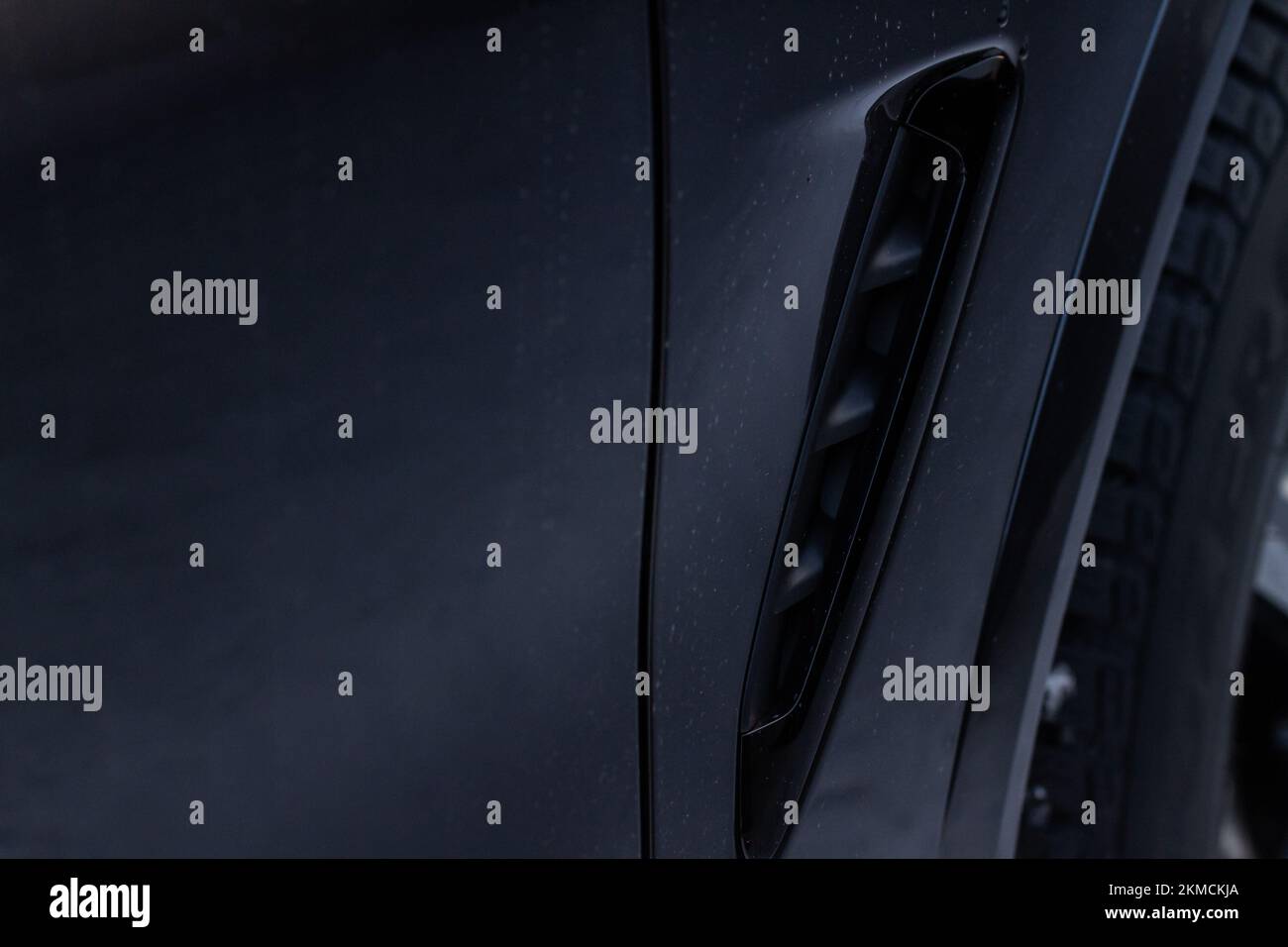Dettagli dell'auto. Dettagli esterni della vettura. Esterno dell'auto moderno. Foto Stock