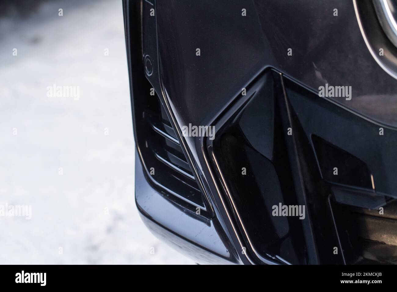 Dettagli dell'auto. Dettagli esterni della vettura. Esterno dell'auto moderno. Foto Stock