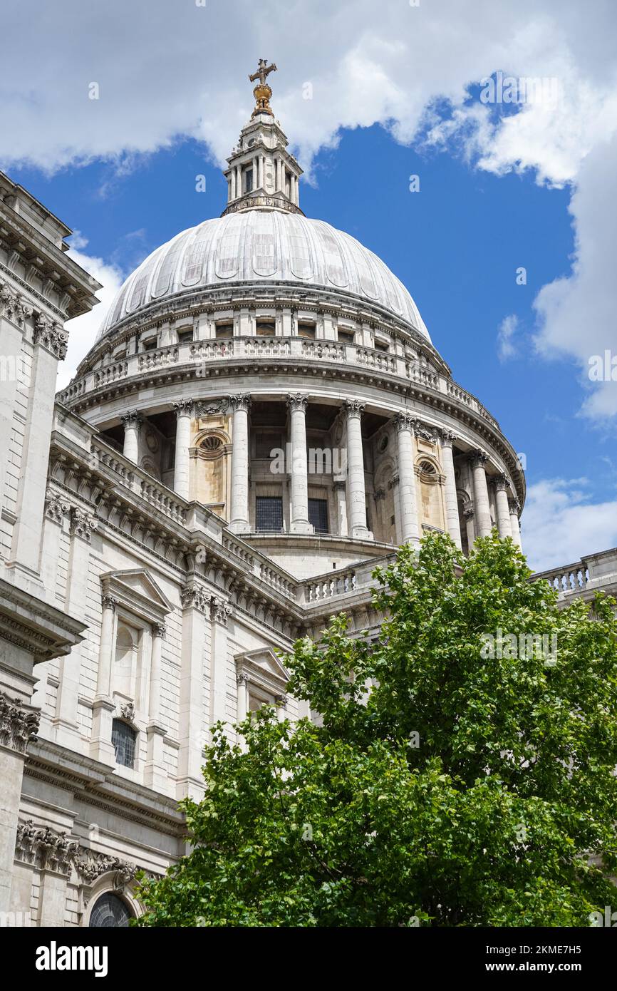 La cattedrale di san Paolo a Londra England Regno Unito Regno Unito Foto Stock