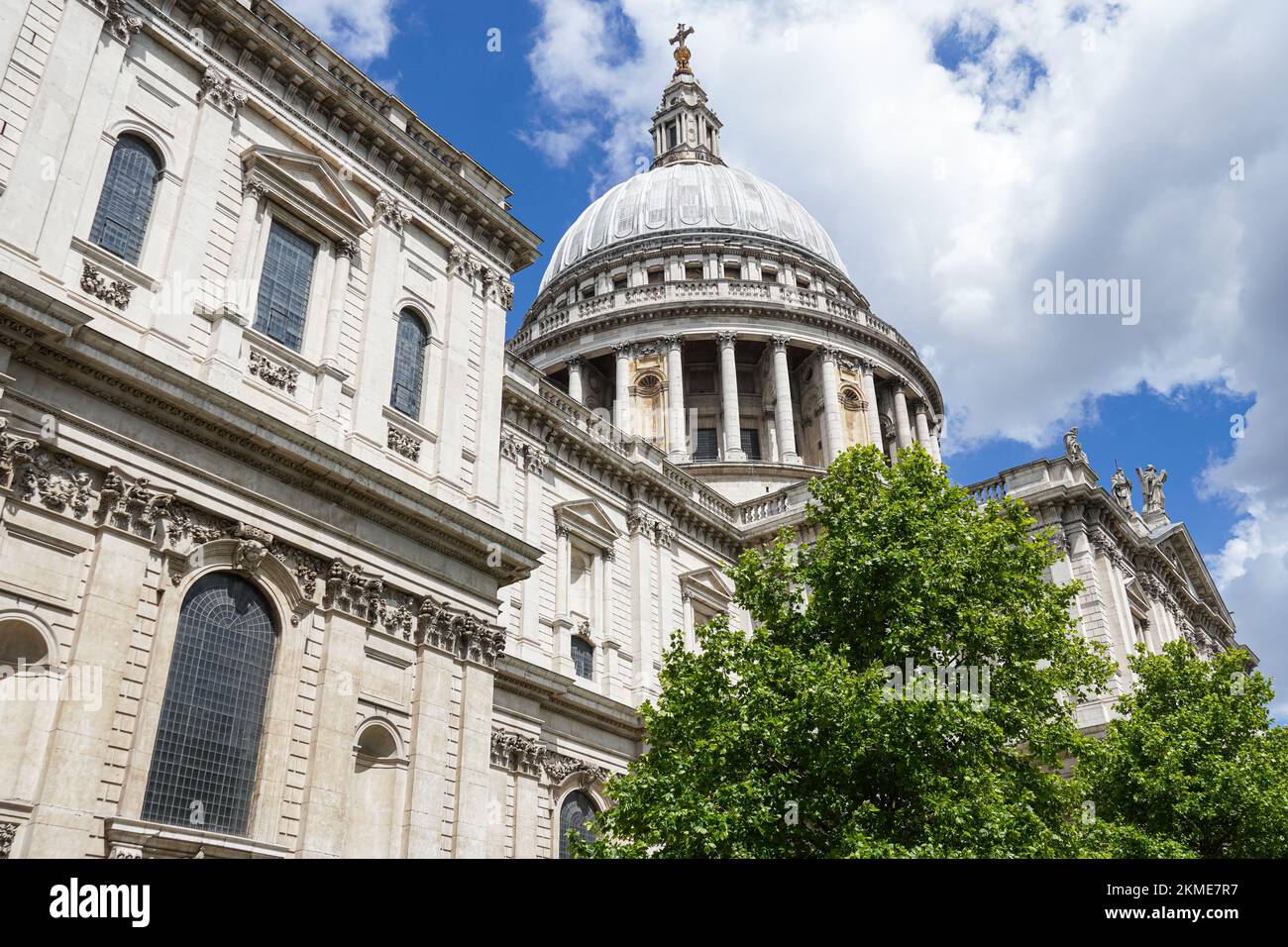 La cattedrale di san Paolo a Londra England Regno Unito Regno Unito Foto Stock