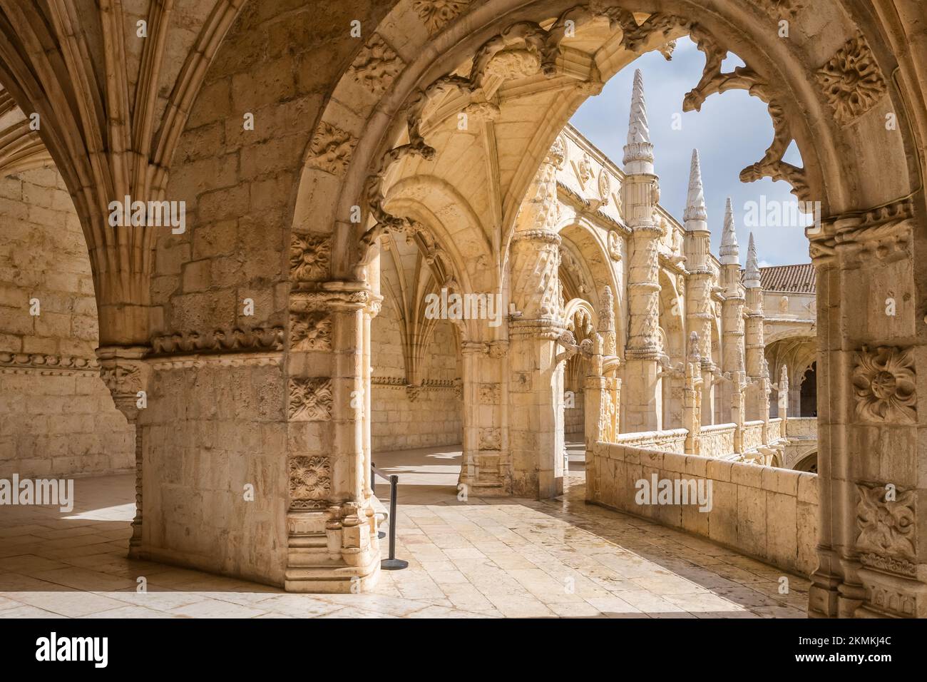 Monastero di Hieronymites, Mosteiro dos Jeronimos, a Lisbona, Portogallo Foto Stock