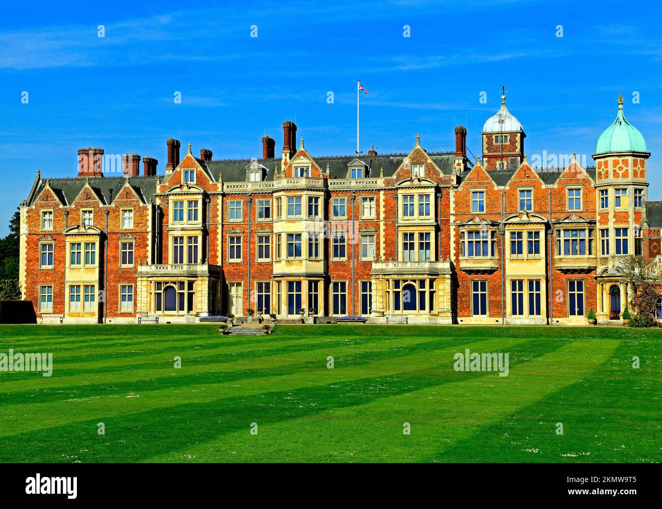 Sandringham House, Norfolk, Inghilterra, residenza reale, Regno Unito Foto Stock