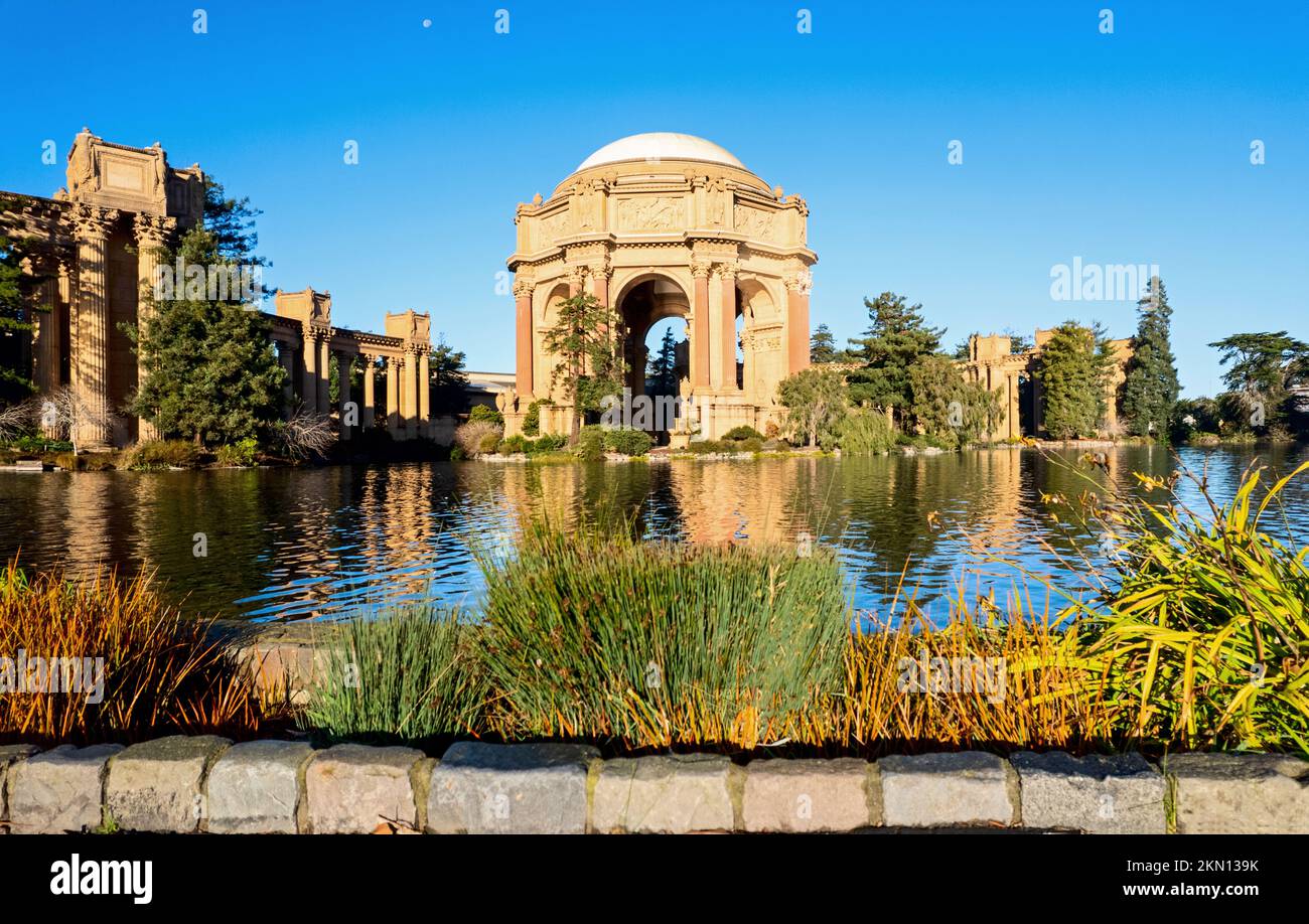 Il Palazzo delle Belle Arti, San Francisco Foto Stock