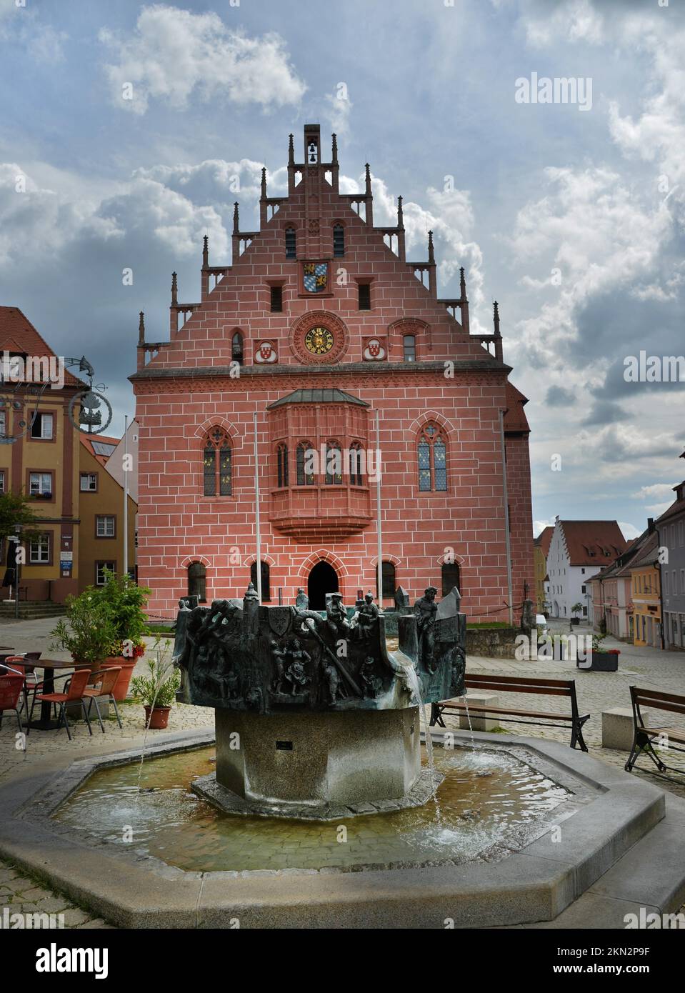 Città vecchia della città Sulzbach-Rosenberg il 07/08/2017, DEU, Germania, Sulzbach, Europa Foto Stock