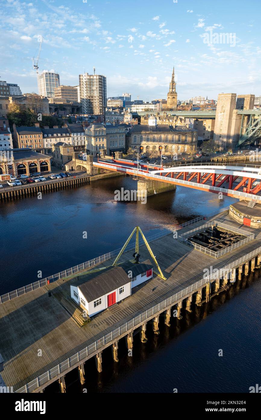 Ponti sul fiume Tyne Foto Stock