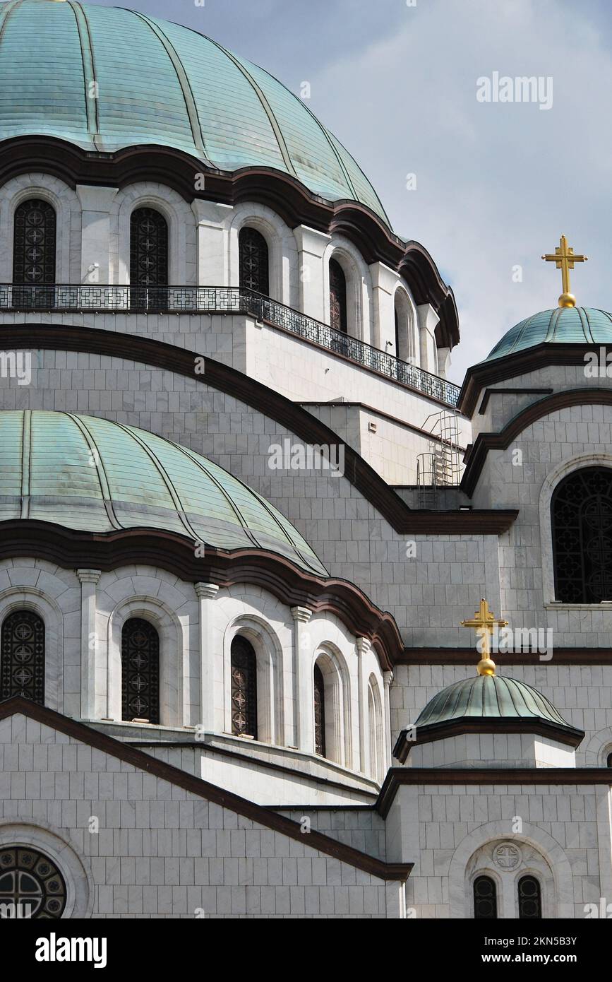 Chiesa ' Sveti Sava ' (Santa Sava) a Belgrado città di Serbia Foto Stock