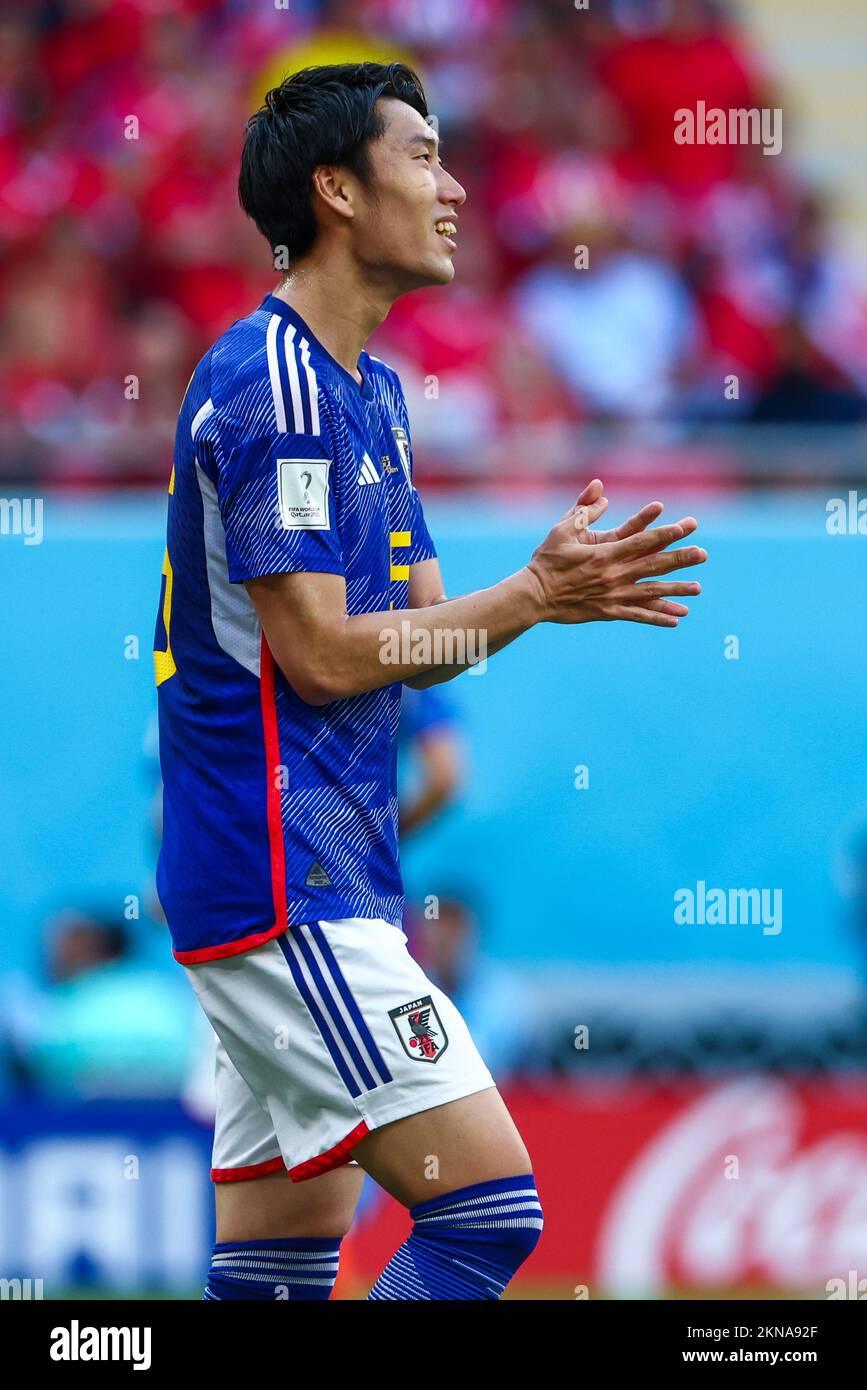 Doha, calcio, Coppa del mondo FIFA 2022, Giappone. 27th Nov 2022. Vs Costa Rica, nella foto: Daichi Kamada (JPN), Photo: Andrzej Iwanczuk Credit: Sipa USA/Alamy Live News Foto Stock