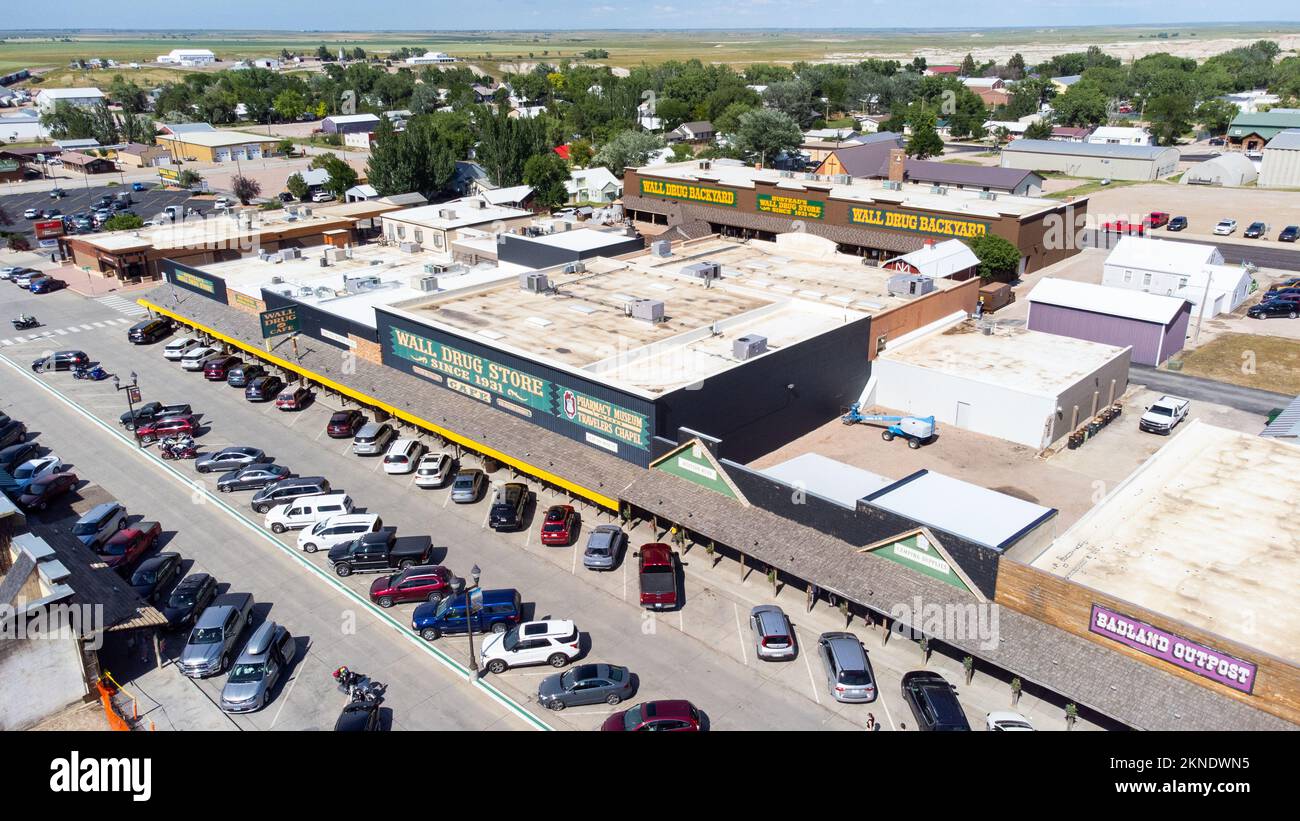 Wall Drug Store, Parete Dakota del Sud, STATI UNITI D'AMERICA Foto Stock