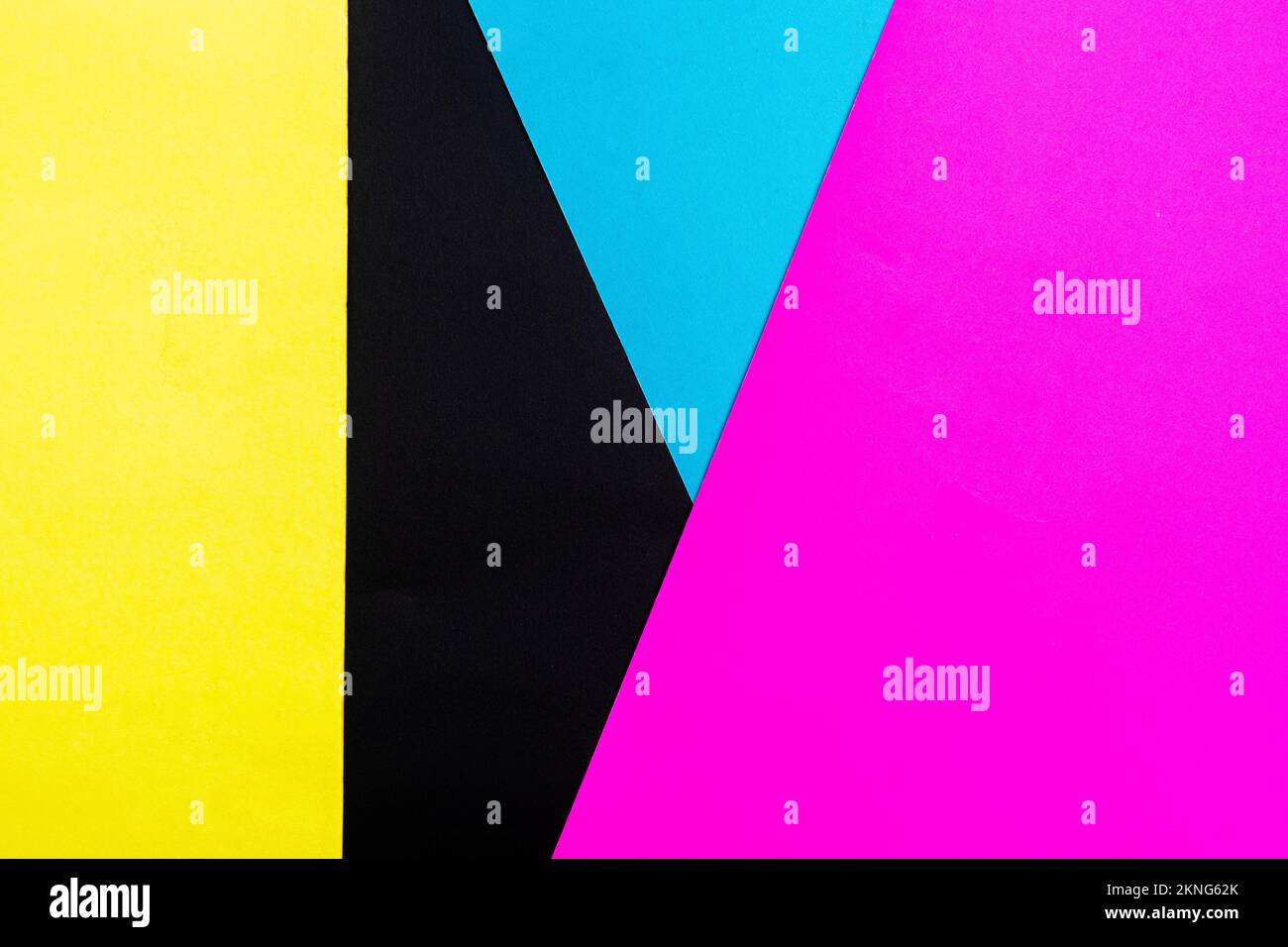 Carta astratta multicolore di colori pastello, di forma geometrica, a giacitura piatta Foto Stock
