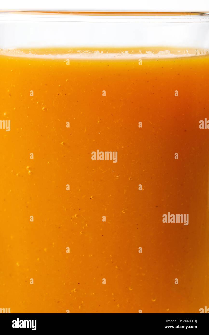zucca e cannella piccante bevanda calda closeup Foto Stock