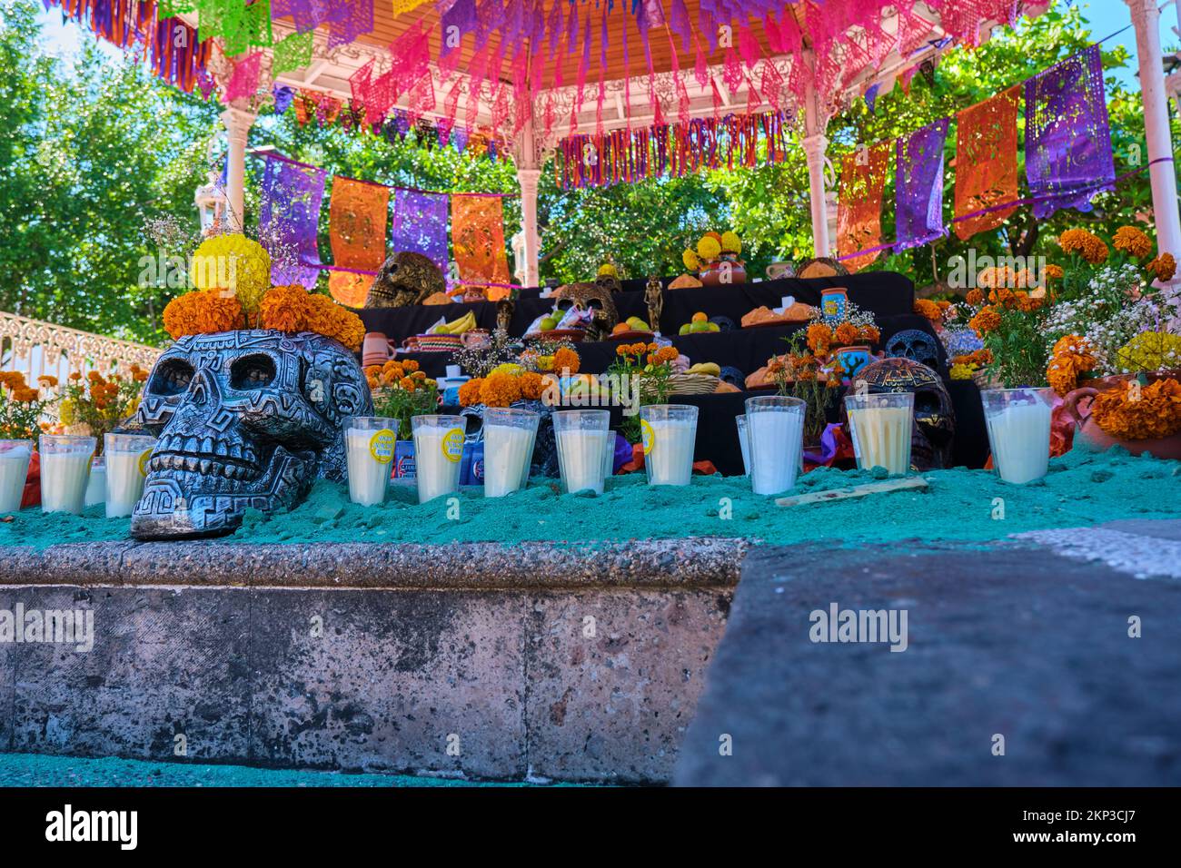Giornata dei morti OFFRenda in Messico Foto Stock