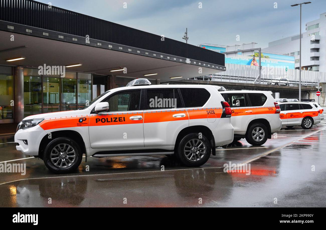 Macchina di polizia Zurigo polizia cantonale, Svizzera, Europa Foto Stock