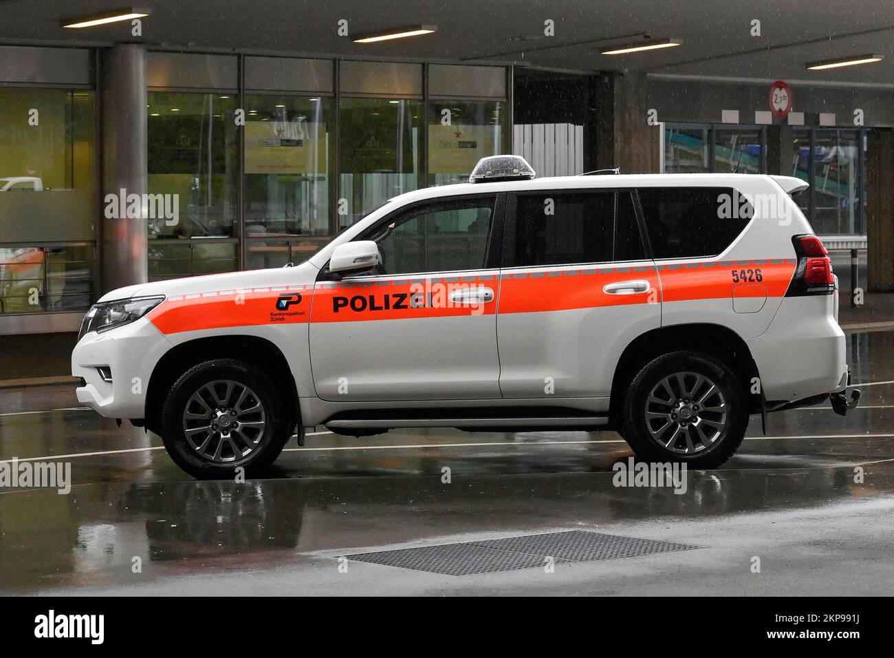 Macchina di polizia Zurigo polizia cantonale, Svizzera, Europa Foto Stock