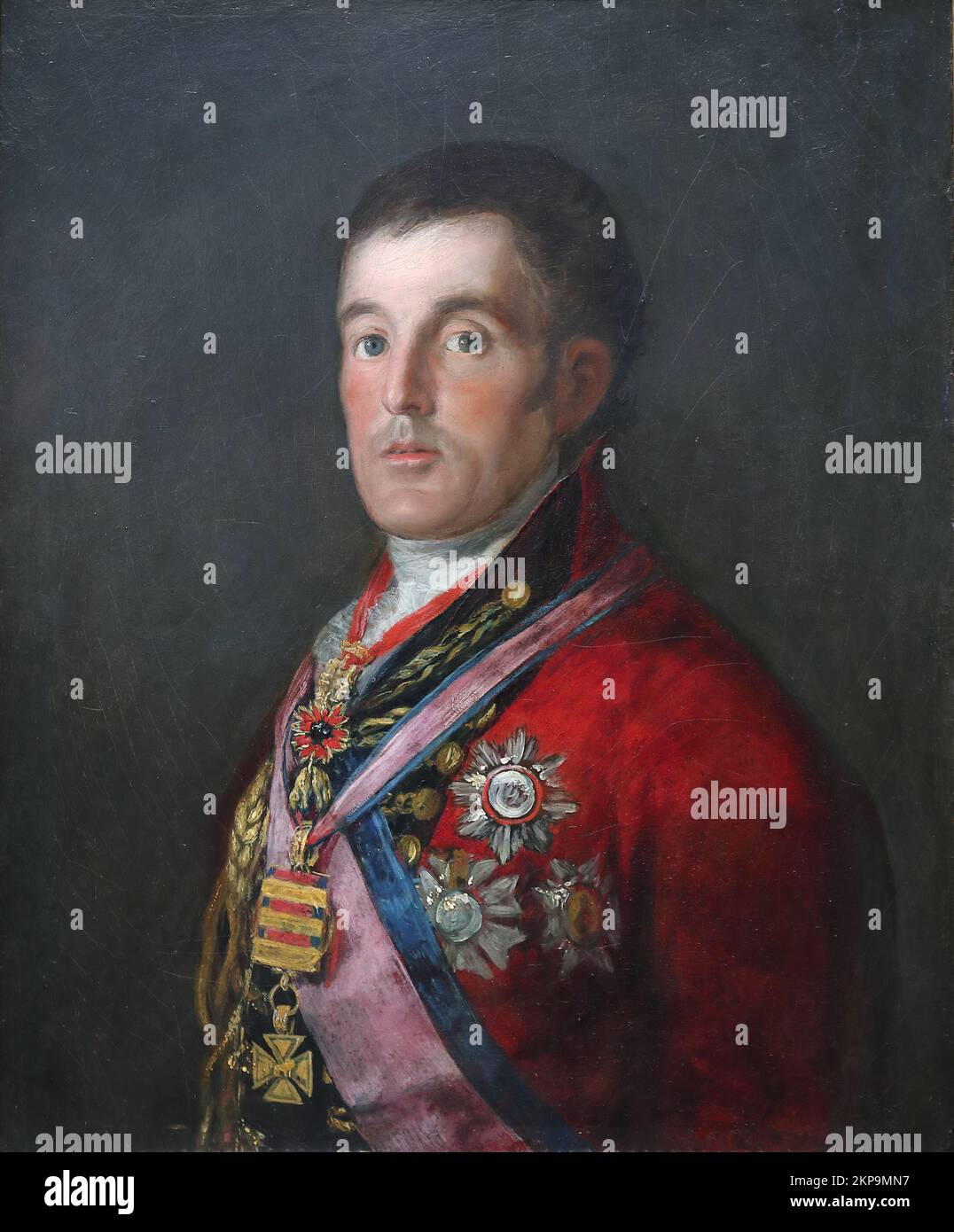 Il Duca di Wellington del pittore romantico spagnolo Francisco de Goya alla National Gallery, Londra, Regno Unito Foto Stock