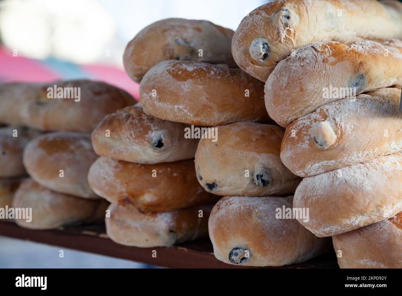 Pane olive Foto Stock