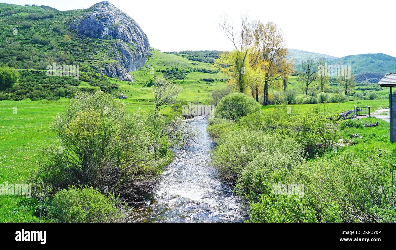 Parco Naturale di Redes, Asturie, Principato delle Asturie, Spagna, Europa Foto Stock