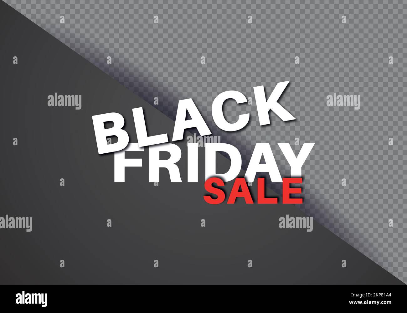 Black friday vendita banner vettore design. Illustrazione Vettoriale