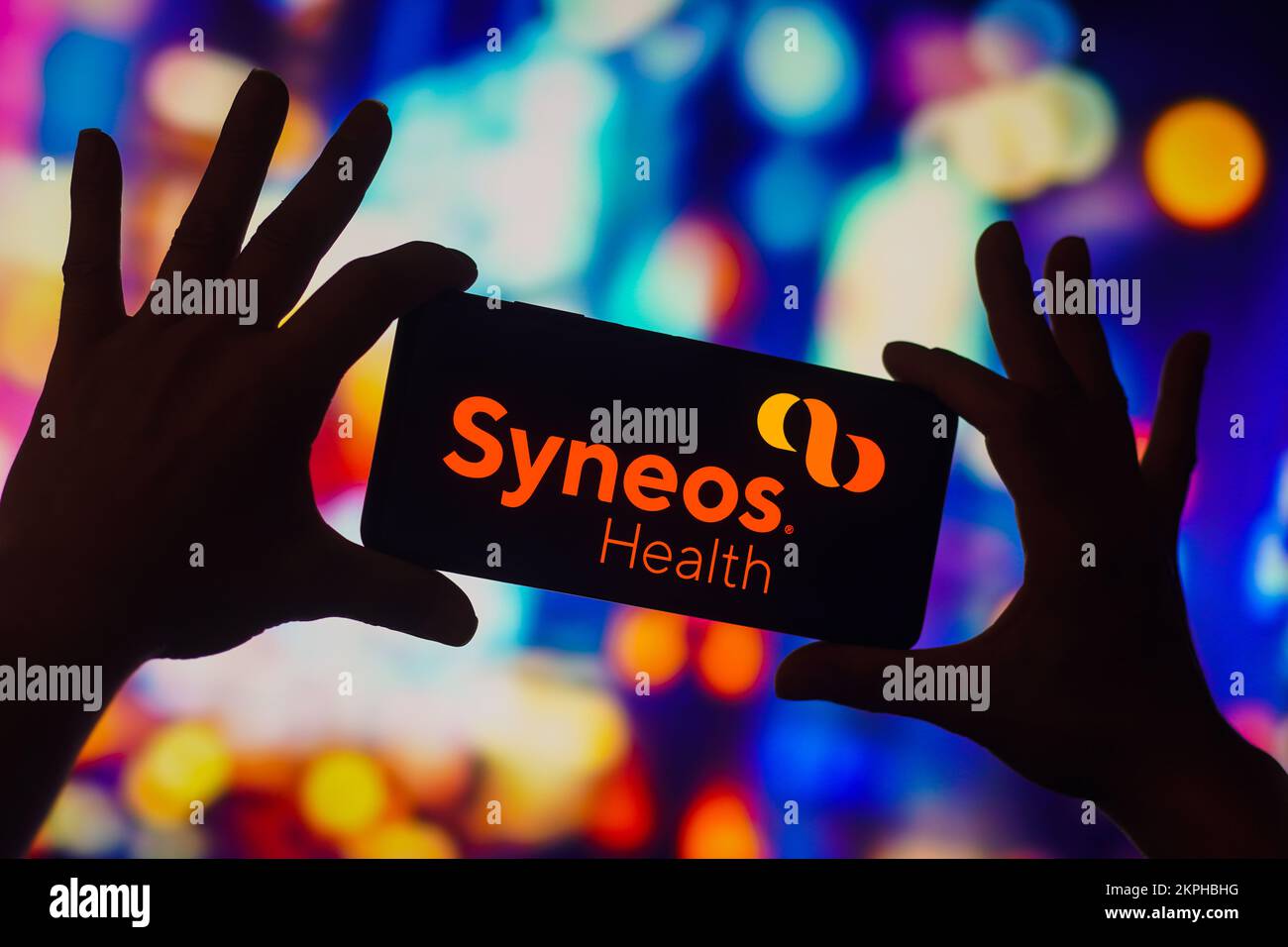 Brasile. 28th Nov 2022. In questa immagine, il logo Syneos Health viene visualizzato sullo schermo dello smartphone. Credit: SOPA Images Limited/Alamy Live News Foto Stock