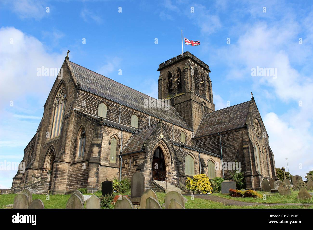 St Hilary's Church, Wallasey, Wirral, Regno Unito Foto Stock