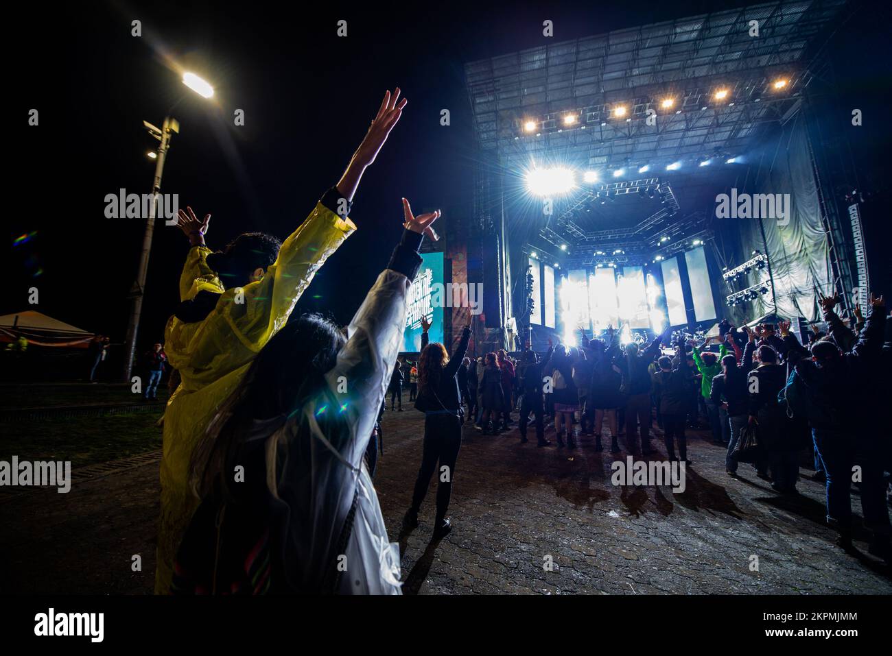 I fan potranno godersi il ritorno del festival musicale "Rock al Parque", il più grande festival rock dell'america latina e il terzo festival rock più grande del mondo, a Bogotà, Colombia, il 27 novembre 2022. Foto di: Chepa Beltran/Long Visual Press Foto Stock