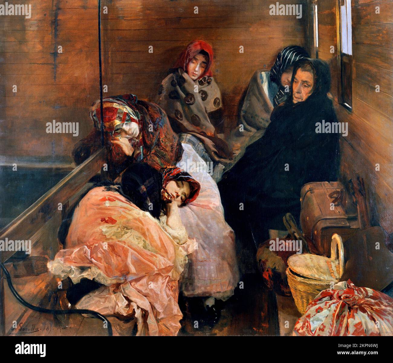 White Slave Trade dell'artista spagnolo, Joaquín Sorolla (1863-1923), olio su tela, 1895 Foto Stock