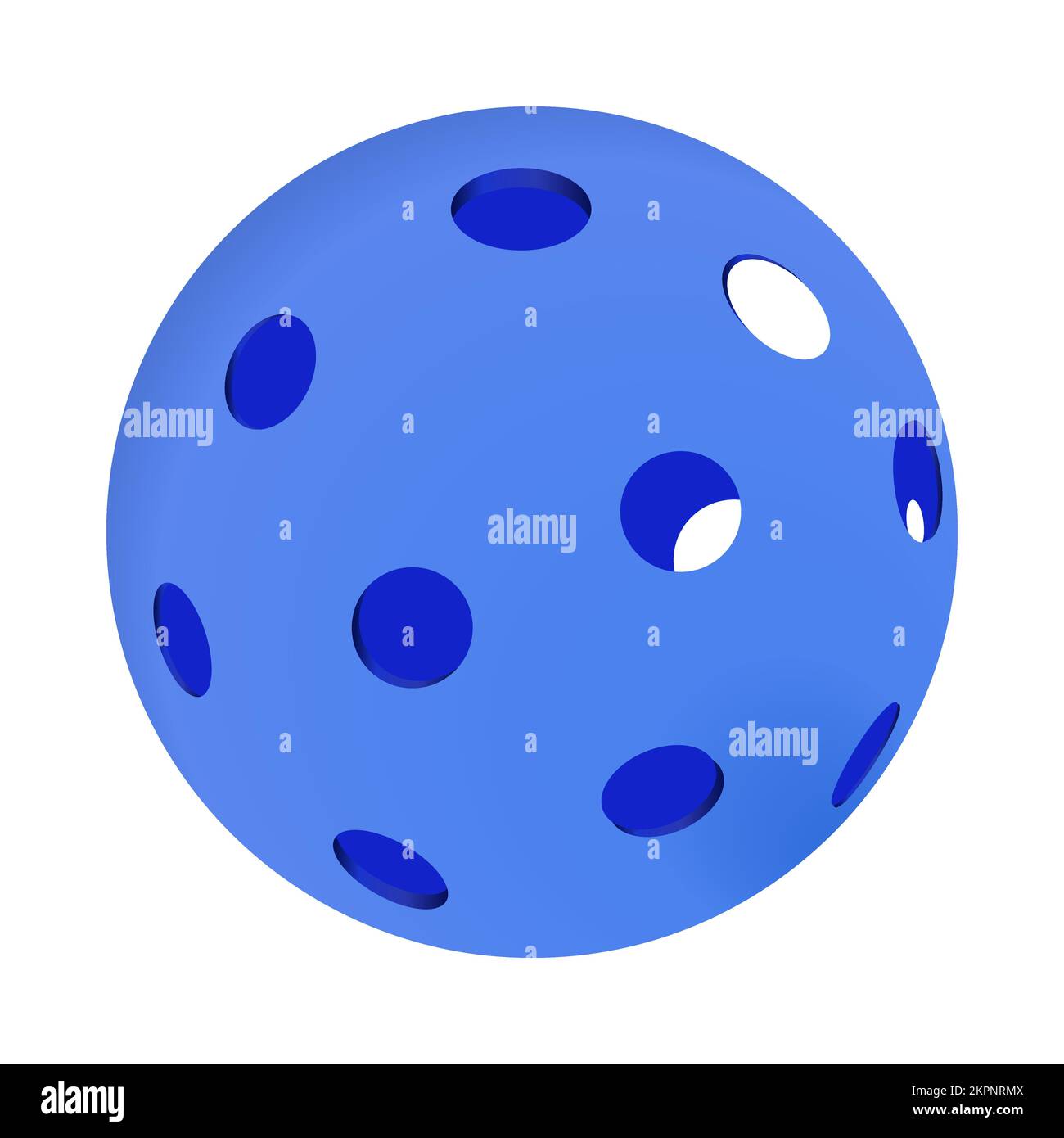 Pickle ball vettoriale design piatto blu Illustrazione Vettoriale