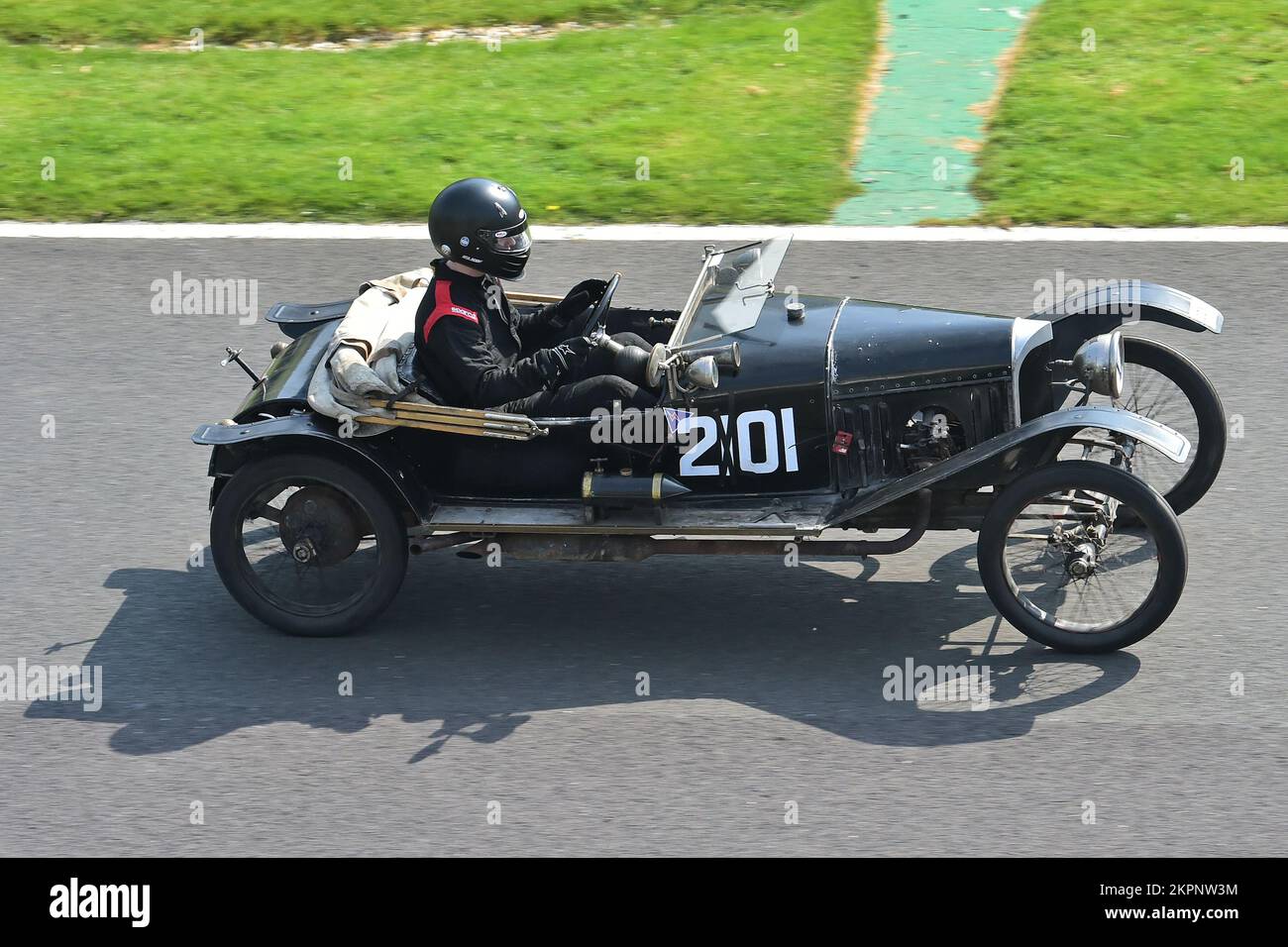 Josh White, GN Touring, Under 30s Scratch Race, gara di 15 minuti, per i piloti della sezione ‘giovani’, in auto una propria famiglia o un prestatore per la e Foto Stock