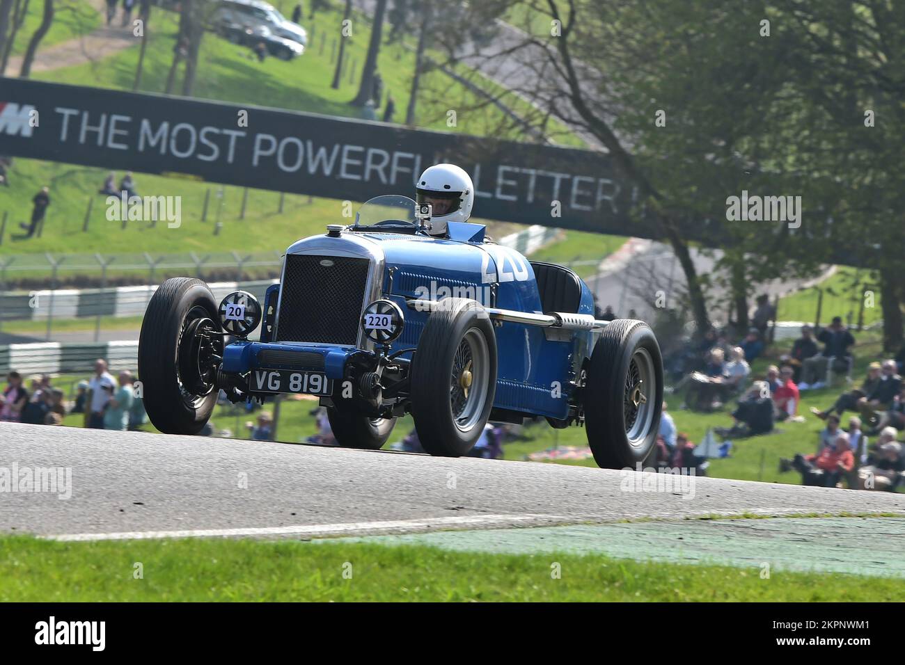 David Seber, Wolseley Hornet Special, Under 30s Scratch Race, gara di 15 minuti, per i piloti della sezione ‘giovani’, in una propria auto una famiglia uno o uno lo Foto Stock