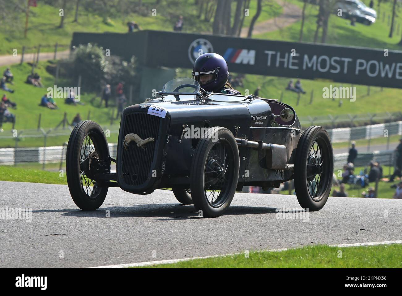 India Walker, Austin 7 Special, Under 30s Scratch Race, gara di 15 minuti, per i piloti della sezione ‘giovani’, in una propria auto una famiglia uno o uno in prestito f Foto Stock