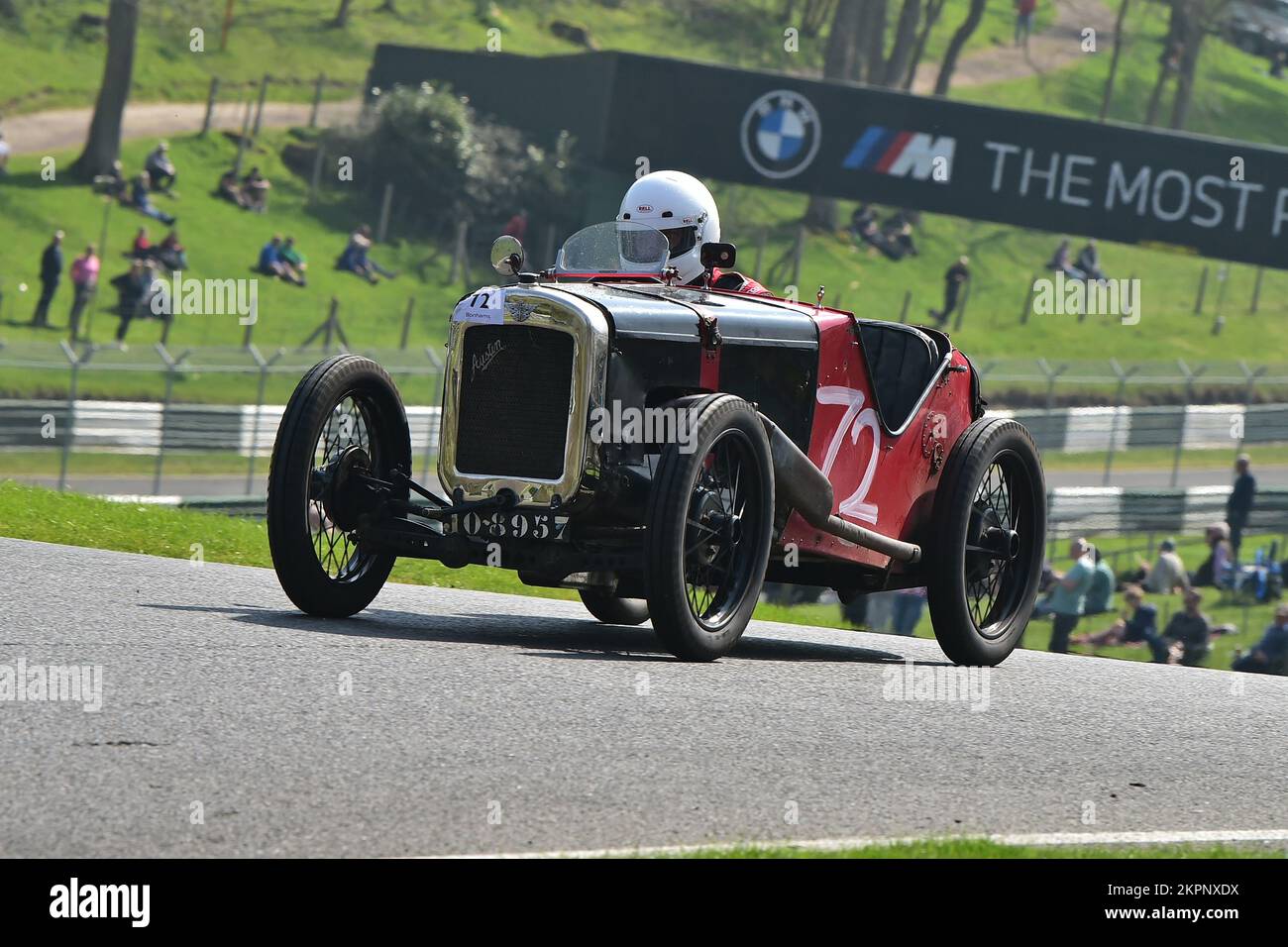 William Marsh, Austin 7 Ulster, Under 30s Scratch Race, gara di 15 minuti, per i piloti della sezione ‘giovani’, in una propria auto una famiglia uno o uno in prestito f Foto Stock