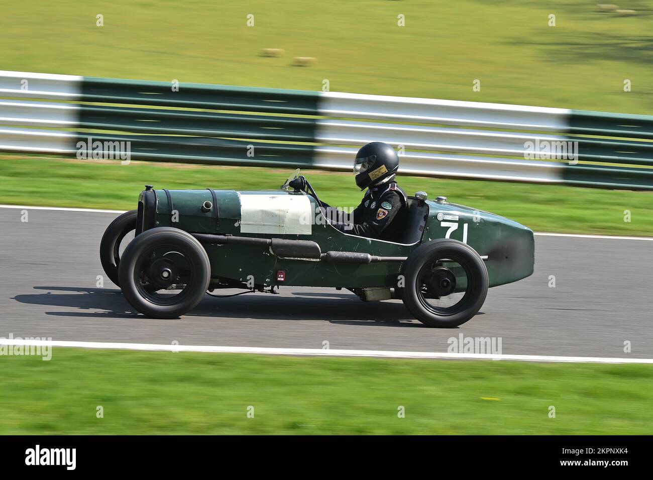 Ollie Leston, Austin 7 Special, Under 30s Scratch Race, gara di 15 minuti, per i piloti della sezione ‘giovani’, in una propria auto una famiglia uno o uno in prestito f Foto Stock