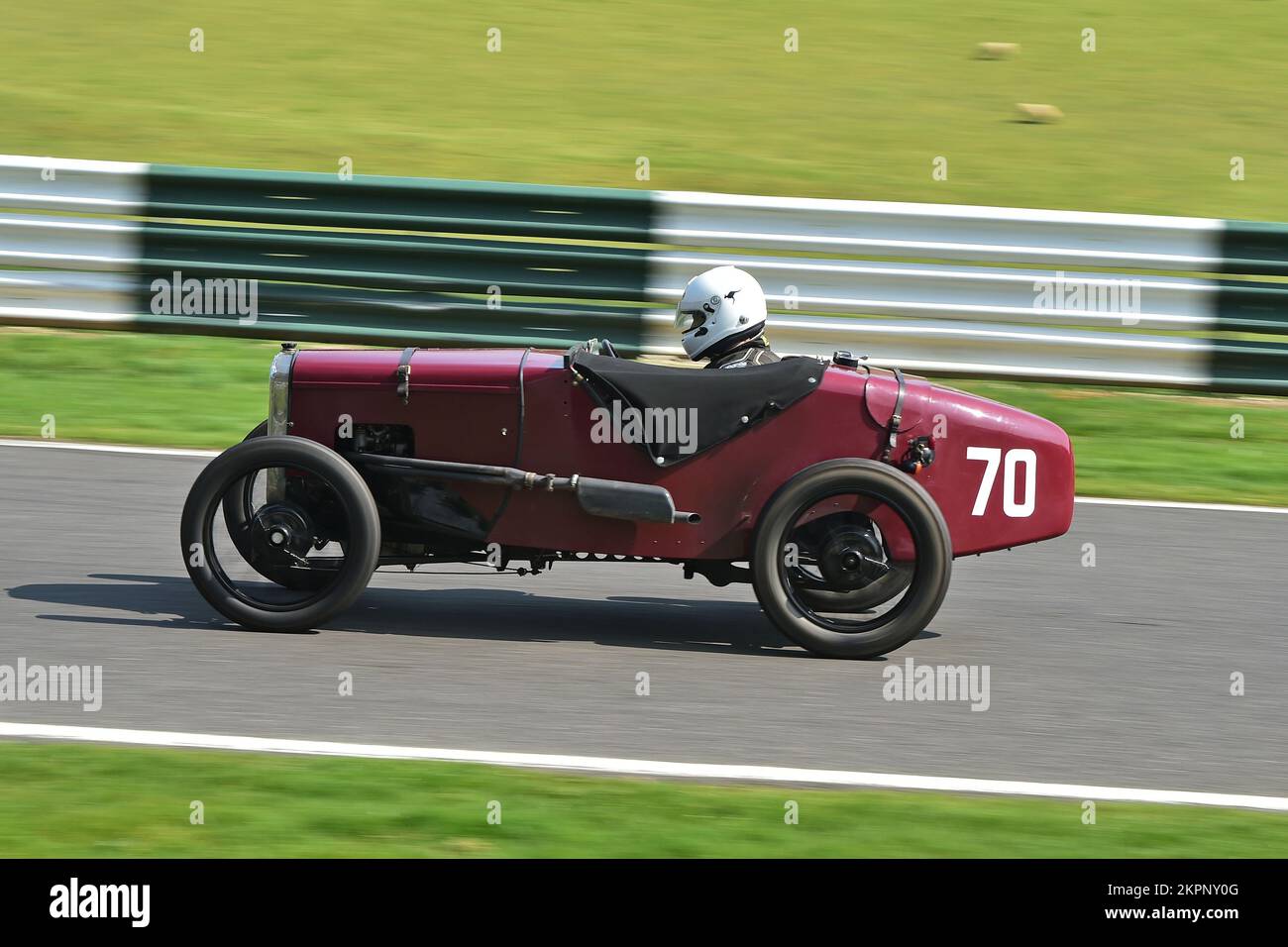 Louis Parkin, Austin 7 Ulster, Under 30s Scratch Race, gara di 15 minuti, per i piloti della sezione ‘giovani’, in una propria auto una famiglia uno o un loaner fo Foto Stock