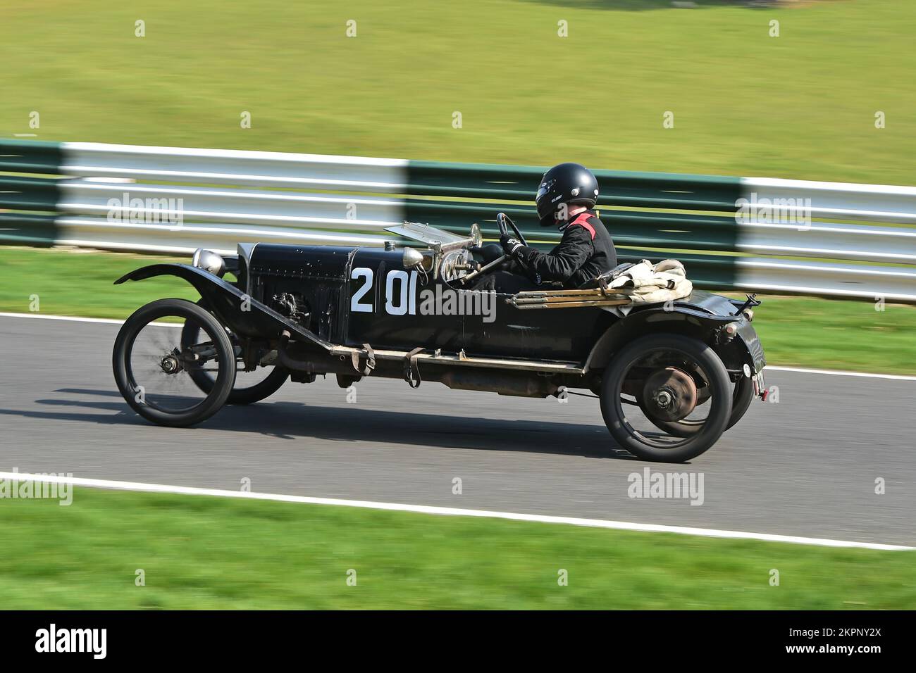 Josh White, GN Touring, Under 30s Scratch Race, gara di 15 minuti, per i piloti della sezione ‘giovani’, in auto una propria famiglia o un prestatore per la e Foto Stock