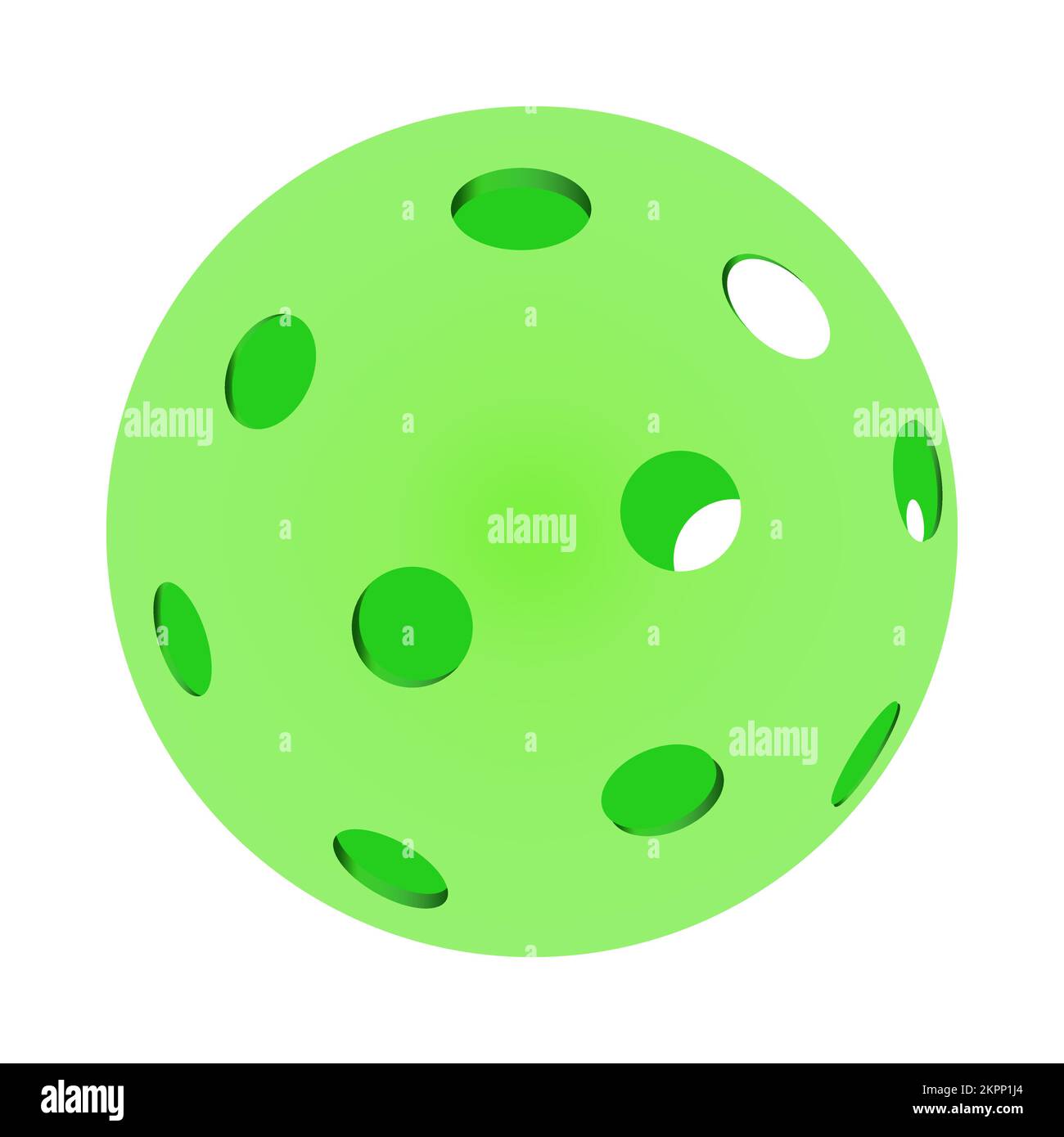 Pickle palla vettore piatto design verde Illustrazione Vettoriale
