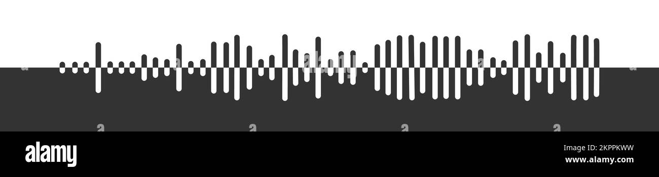 Icona dell'onda sonora. Pittogramma del polso. Segnale. Messaggio vocale, simbolo del file audio isolato su sfondo bianco. Messenger, radio, app mobile podcast, elemento grafico del lettore multimediale. Illustrazione vettoriale Illustrazione Vettoriale Icona dell'onda sonora. Pittogramma del polso. Segnale. Messaggio vocale, simbolo del file audio isolato su sfondo bianco. Messenger, radio, app mobile podcast, elemento grafico del lettore multimediale. Illustrazione vettoriale Illustrazione Vettoriale