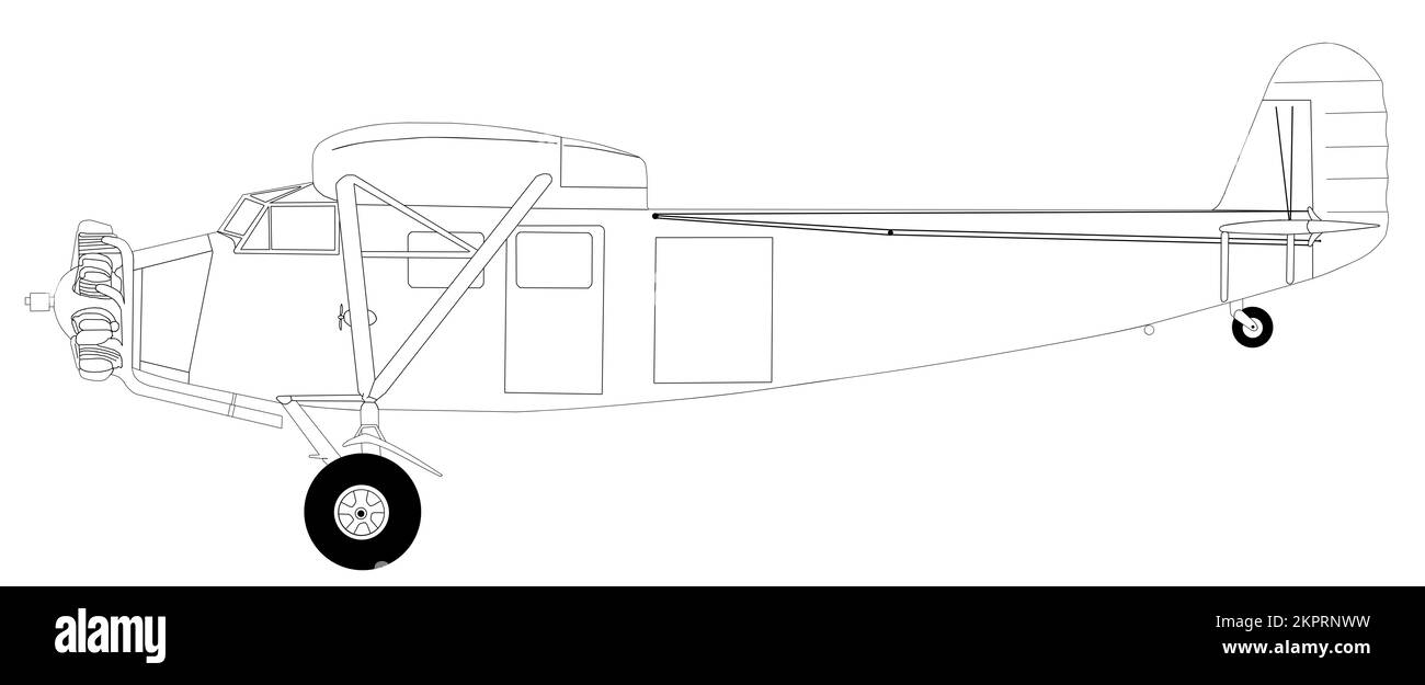 Aero A.35 Foto Stock