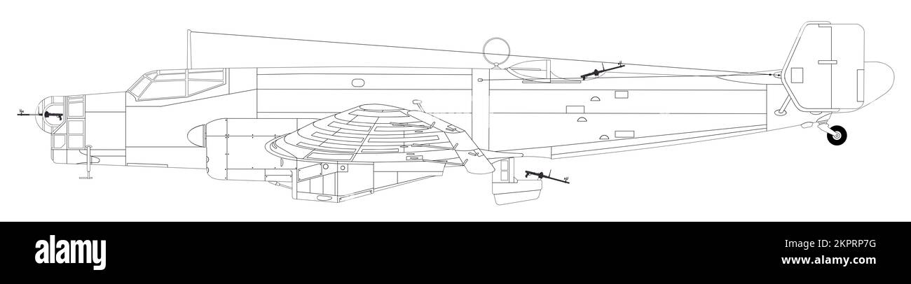 Junkers Ju 86D Foto Stock