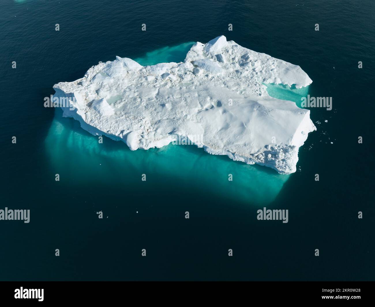 grande iceberg dalla vista aerea Foto Stock